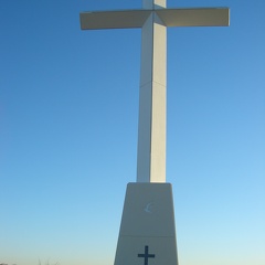 426  Prolly the biggest cross in the world    or the smallest Az   one or the other hehe 